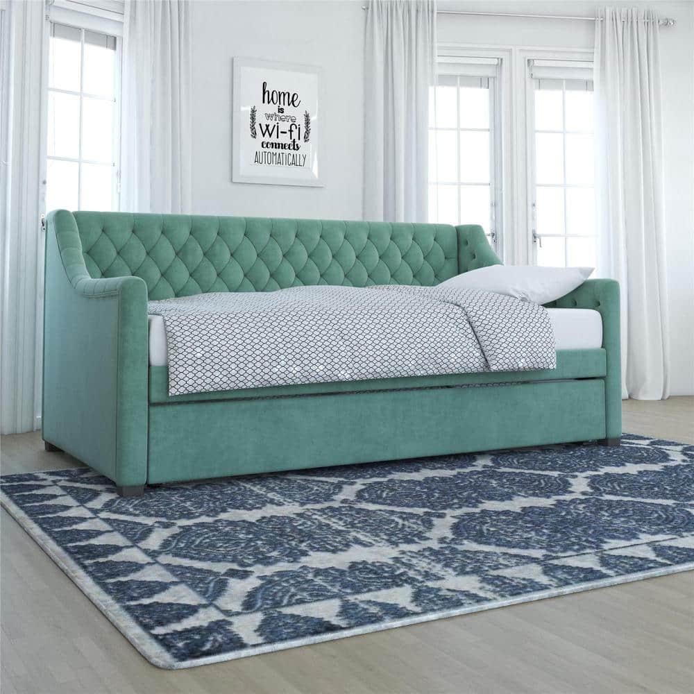 Monarch Hill Ambrosia Upholstered Daybed with Trundle