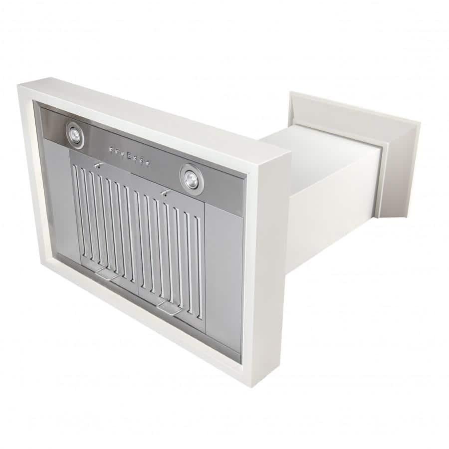 ZLINE 30 in. Convertible Vent Wooden Wall Mount Range Hood in Antigua & Walnut