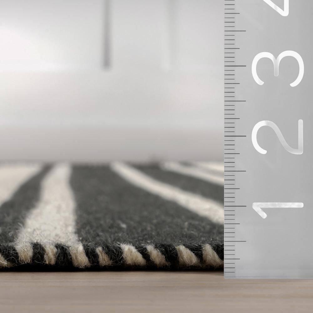 Frenshe Interiors x Rugs USA Bowery Striped Wool Area Rug | Wayfair
