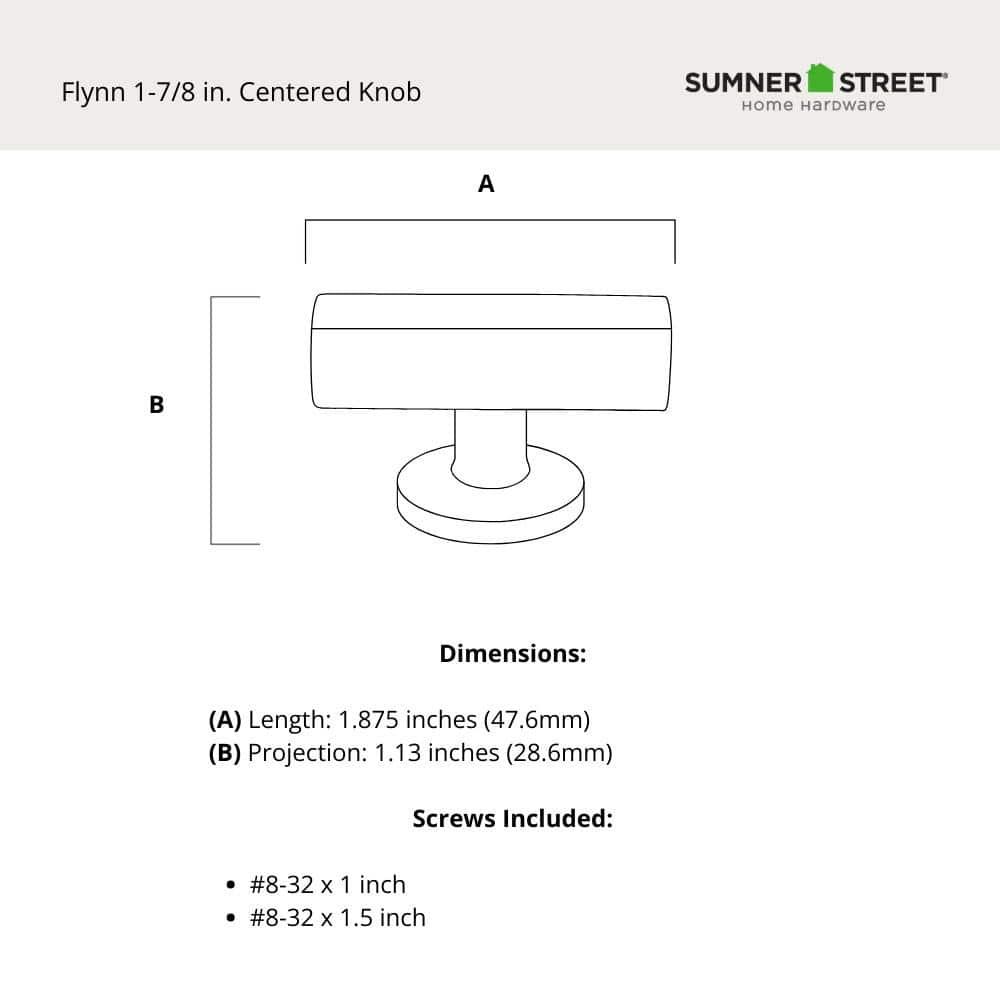 Flynn 1 7/8" Length Bar T-Knob