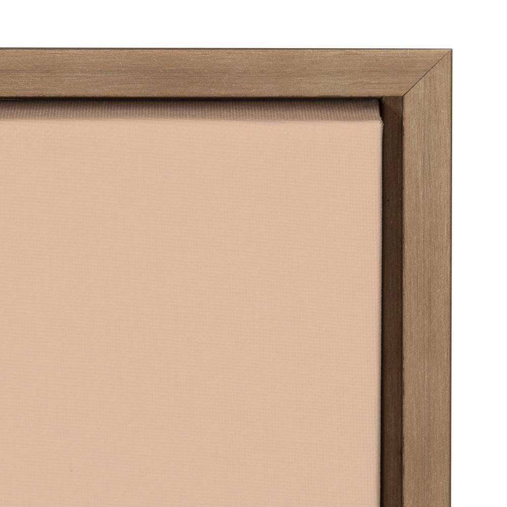 Kate and Laurel Words, Black Framed Canvas Art Print, 18x24