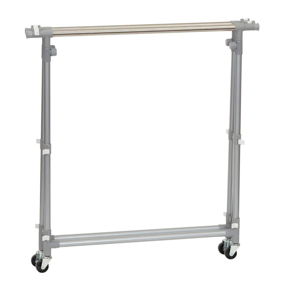 Household Essentials 52'' Dual Arm Adjustable Folding Garment Rack