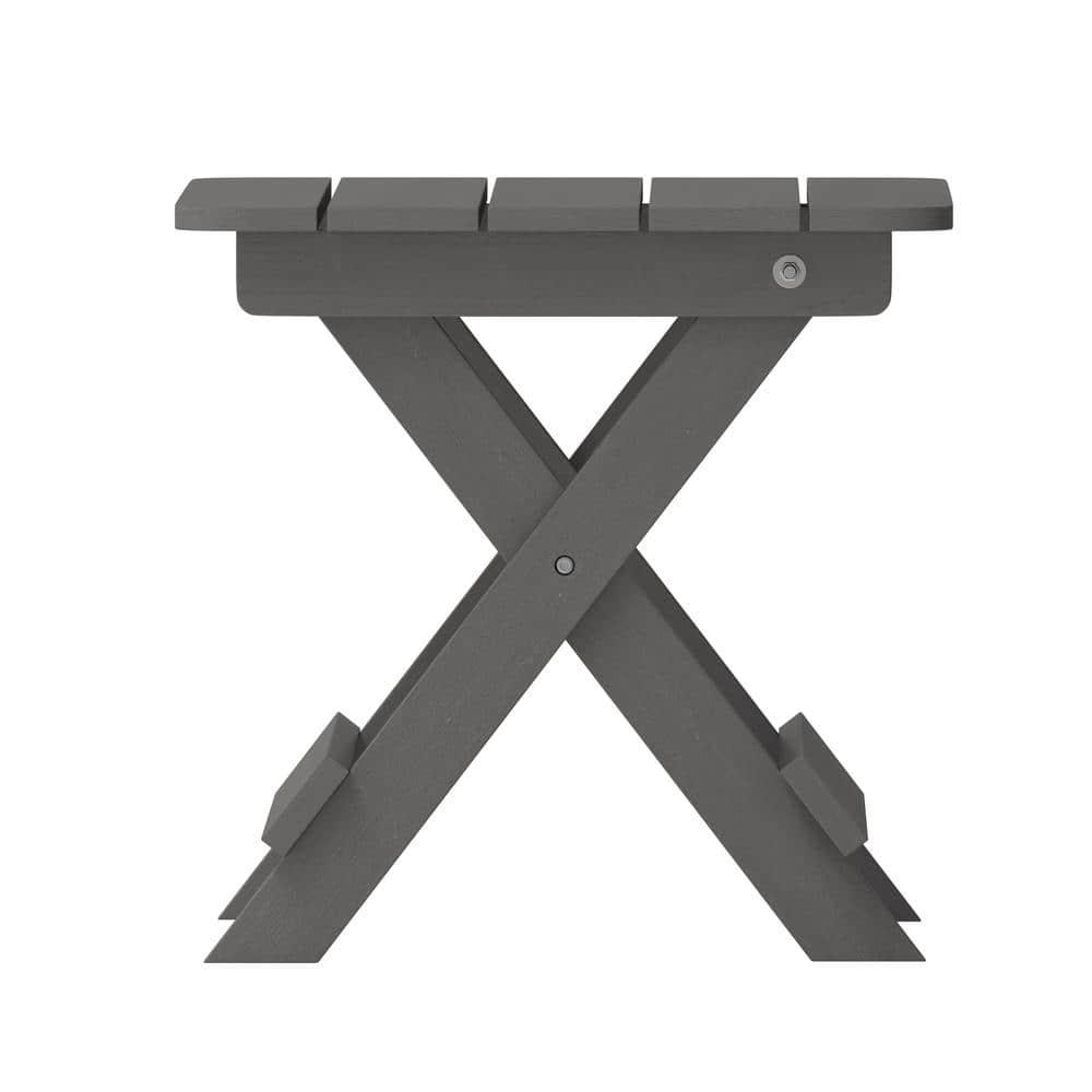 Taylor & Logan Collis Rectangular Outdoor Folding Side Table