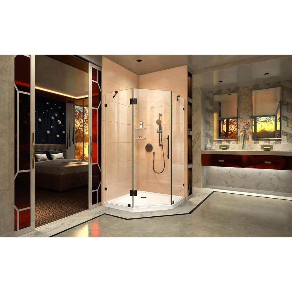 DreamLine Prism Lux 36.31" W x 36.31" D x 72" H Frameless Neo-angleShower Enclosure