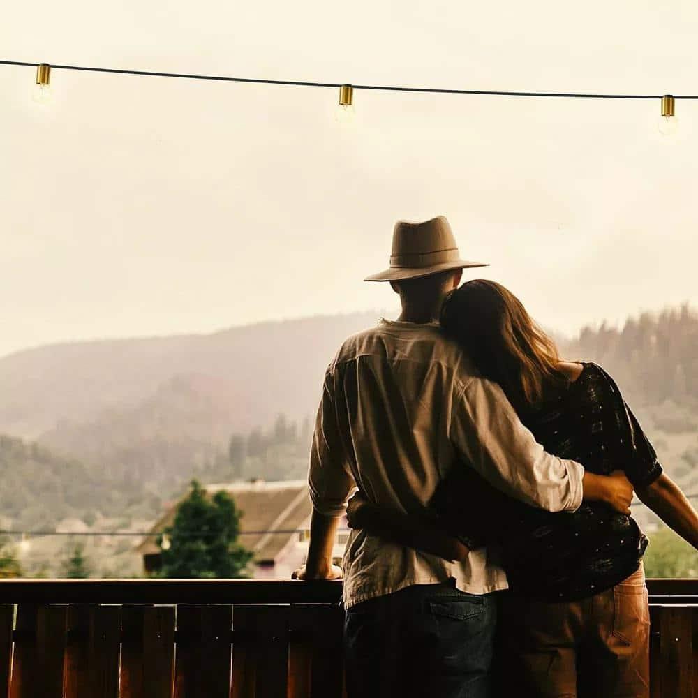 Brightech Ambience Pro 15pk 1-Watt 2700K G40 Dimmable E17 LED Vintage Edison LED Light Bulbs