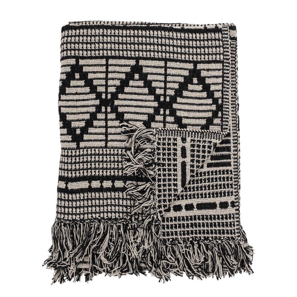 Bloomingville Hand Woven Throw Blanket