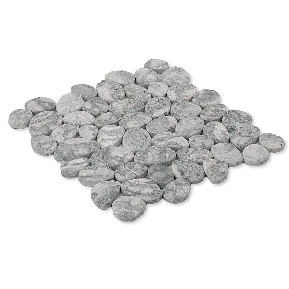 Natural Stone Pebbles Mosaic Wall & Floor Tile