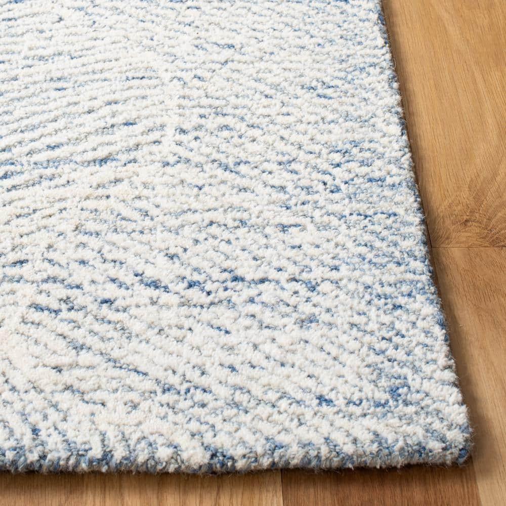 Metro MET999 Hand Tufted Indoor Accent Rug - Blue/Ivory - 3'x5' - Safavieh