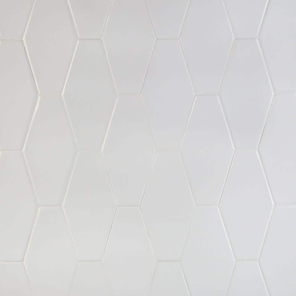 Midland Hexagon 4" x 8" Ceramic Subway Wall Tile (5.38 sq. ft. / box)