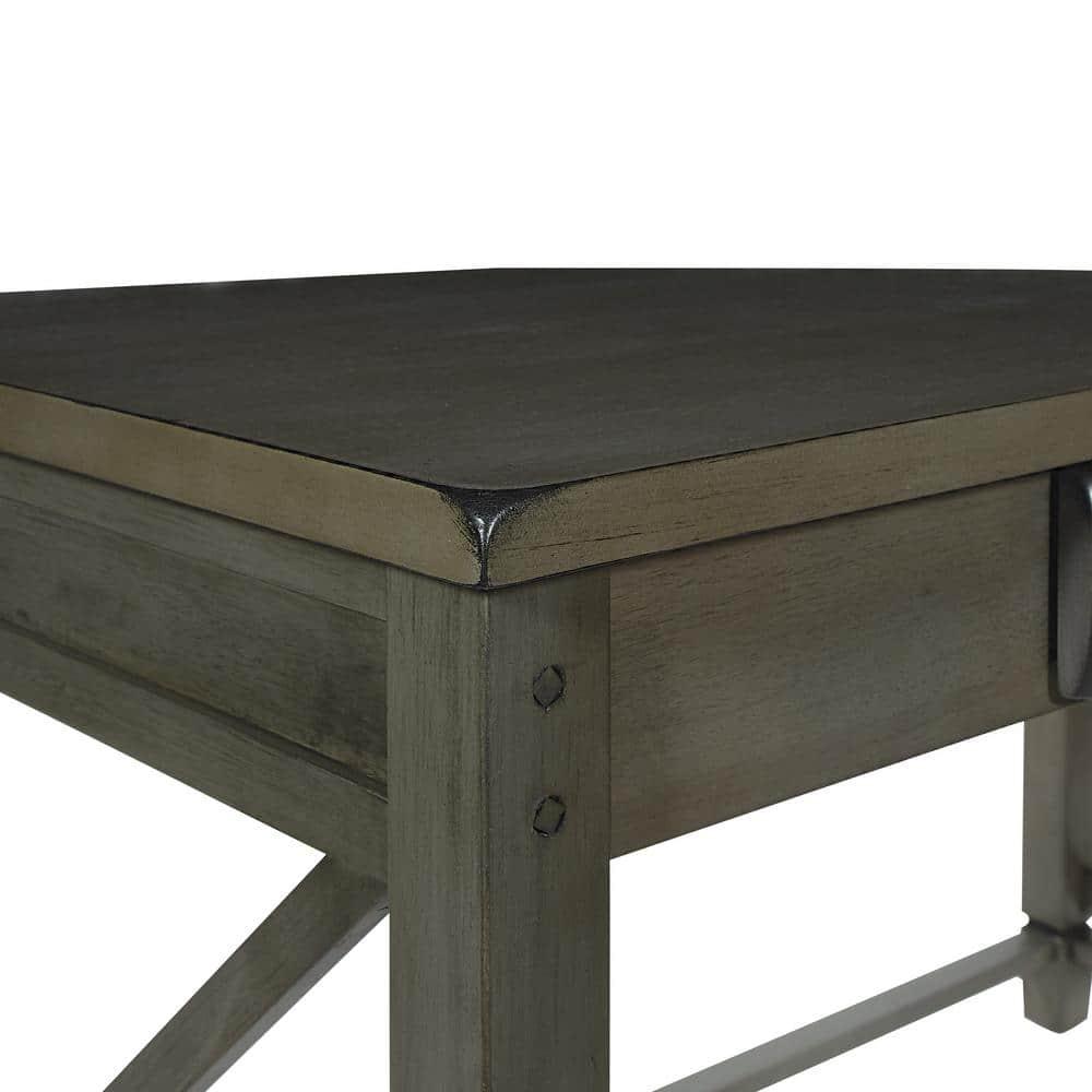 Hillsboro Writing Desk in Gray Wash K/D by OSP Home Furnishings