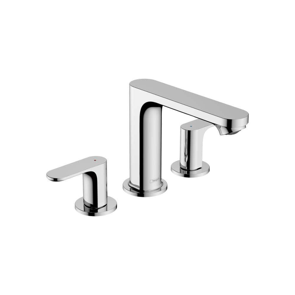 Rebris S Widespread Bathroom Faucet with Drain Assembly