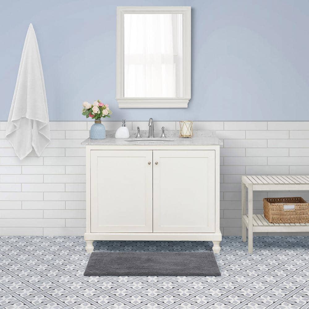 Laura Ashley Laura Ashley Reversible Cotton Bath Rug