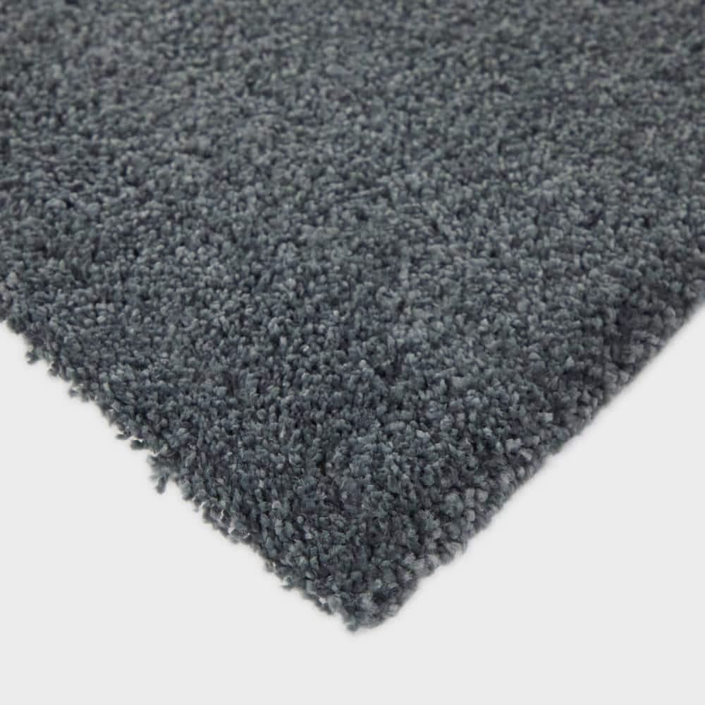 Balta  Jordan Modern Color Block Shag Area Rug Mustard 4'4" x 6' 4' x 6' Tan, Navy, Sage