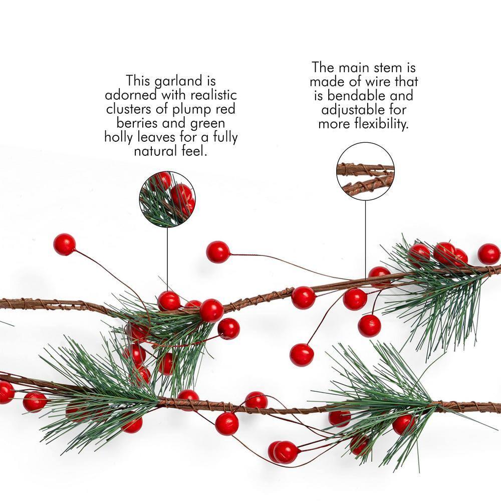 1'' in. Faux Garland