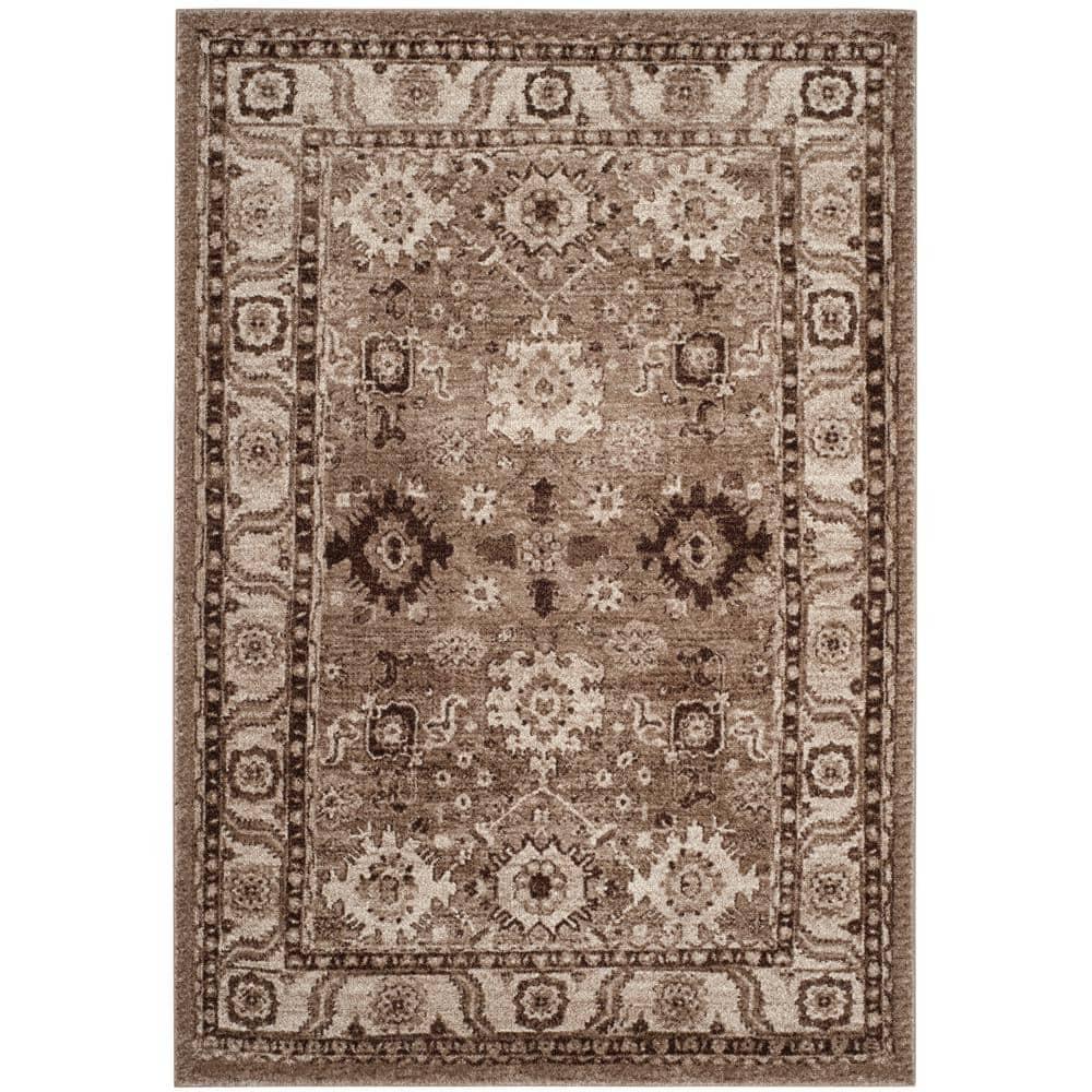 Vintage Hamadan VTH214 Power Loomed Indoor Area Rug - Taupe - 5'3"x7'6" - Safavieh.