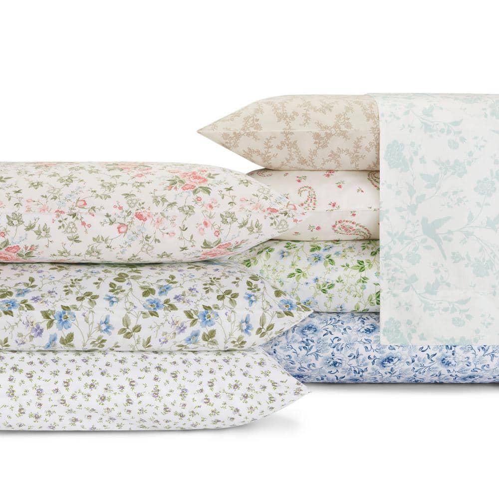 Laura Ashley Sateen Cotton Printed Sheet Sets