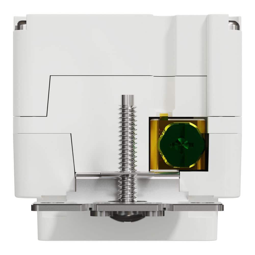 Square D X Series 15 -Amp 125-volt Tamper Resistant Weather Resistant GFCI Residential Decorator Outlet , Matte White