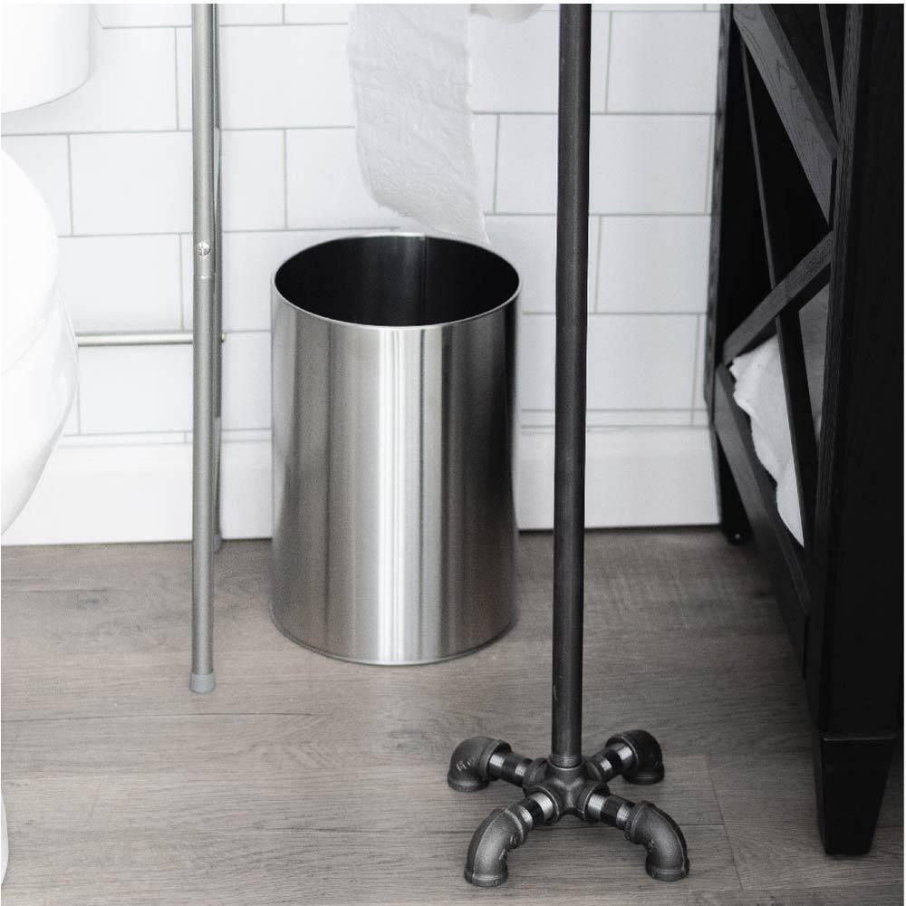 Freestanding Industrial Pipe Toilet Paper Holder