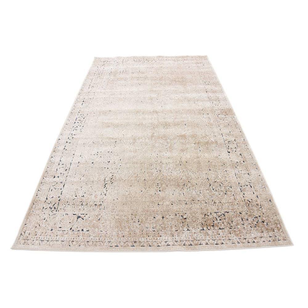 Unique Loom Chateau Collection Area Rug - Jefferson (5' 1" x 8' Rectangle Beige/Light Brown)