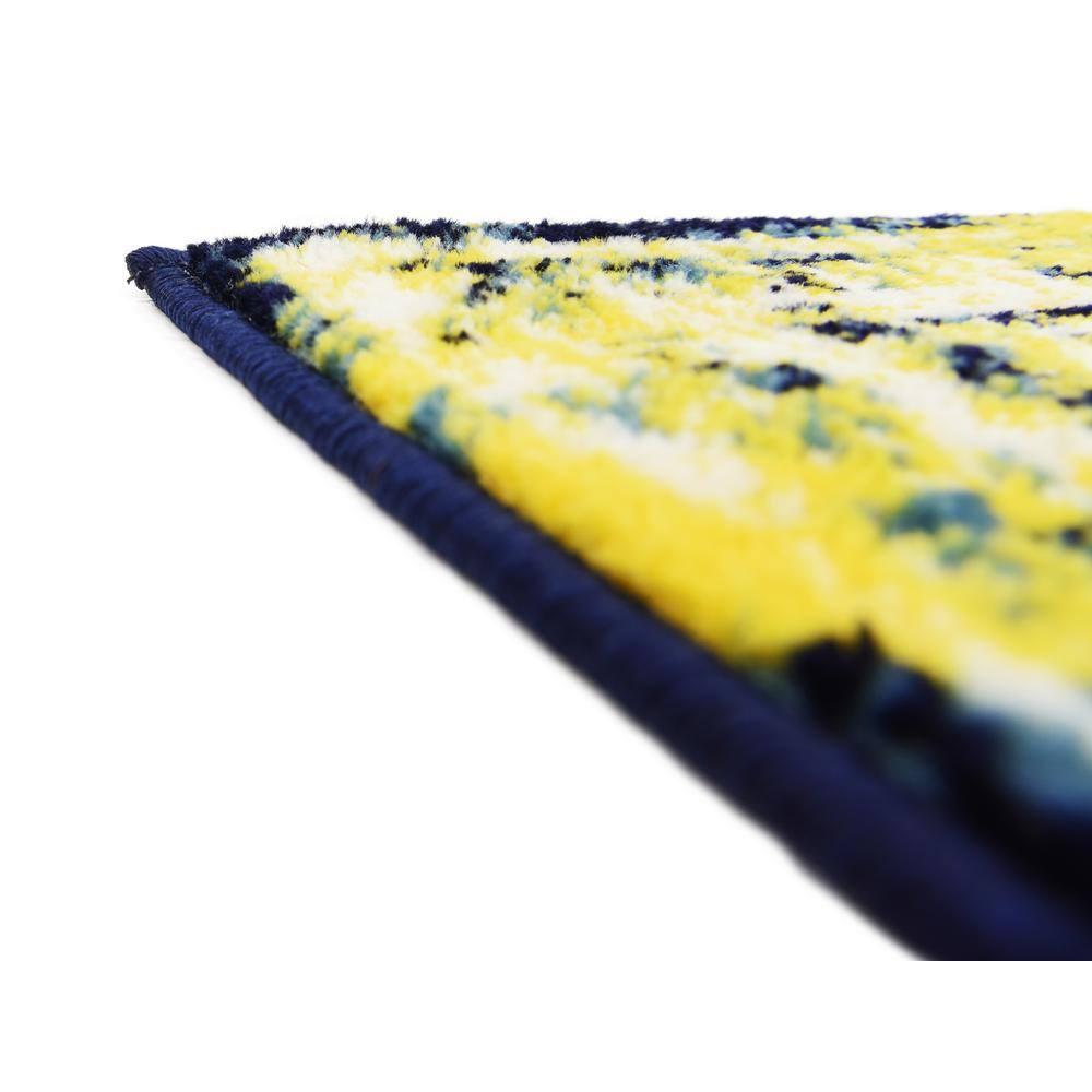 Unique Loom 4' 0 x 6' 0 Sofia Salle Garnier Navy Blue Area Rug