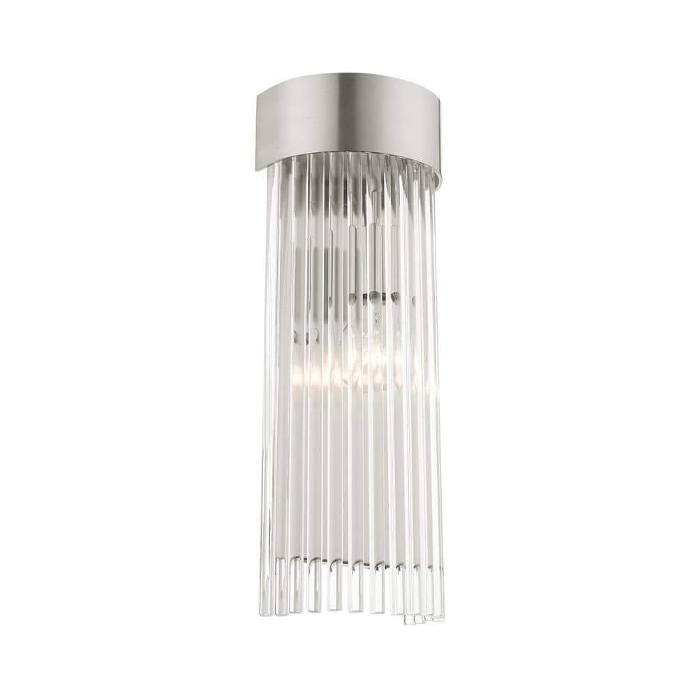 Livex Lighting Norwich 1 - Light Sconce in  Brushed Nickel