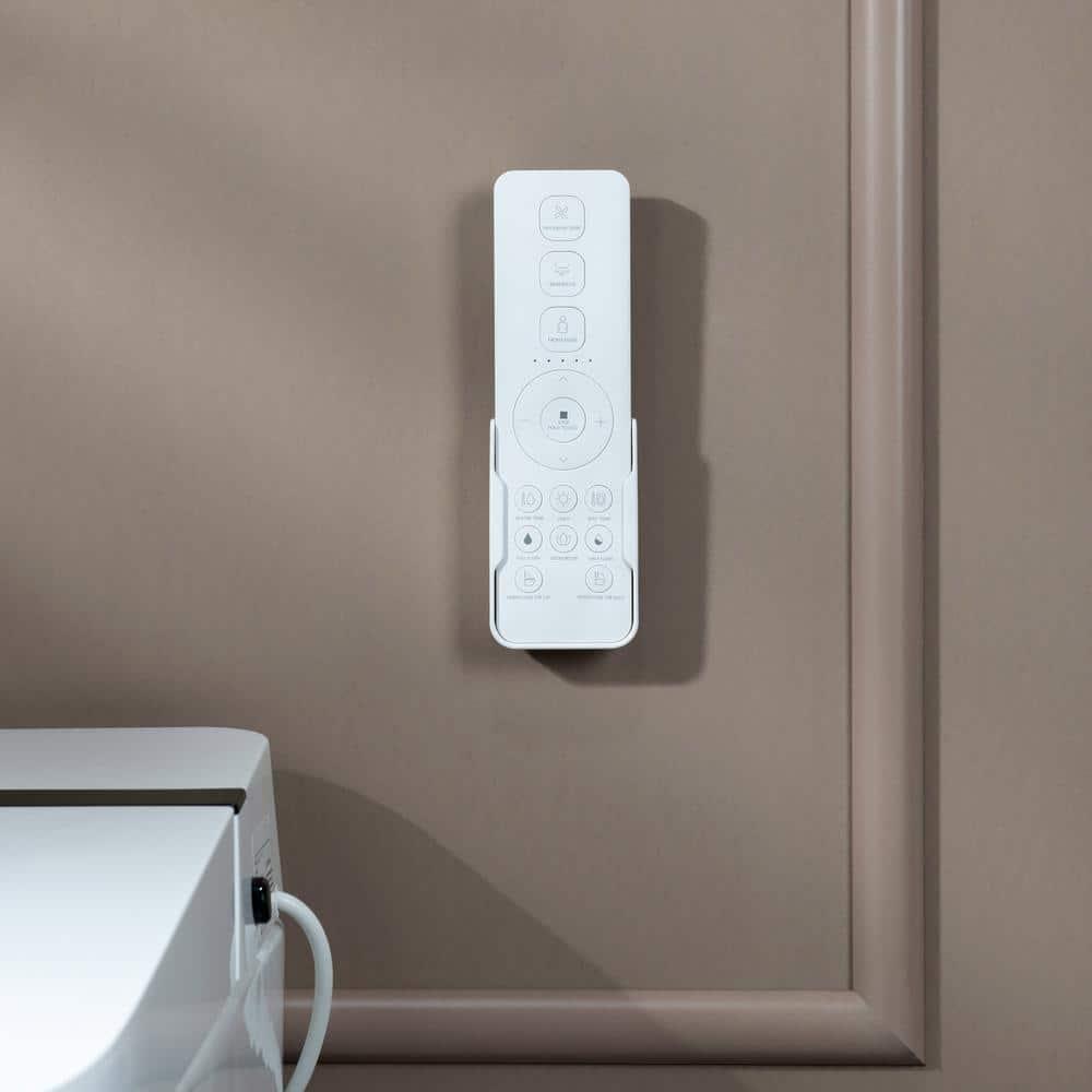 Auto Open/Close Tankless Smart Bidet Toilet with Auto Flush, Foot Sensor Function, Heated Seat,Dryer