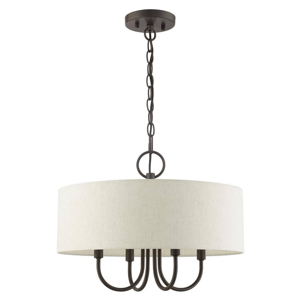 Livex Lighting Blossom 4 - Light Pendant in  English Bronze