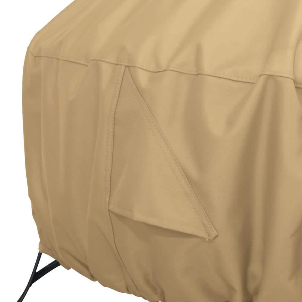 Classic Accessories Terrazzo Water-Resistant 36 Inch Square Fire Pit Cover