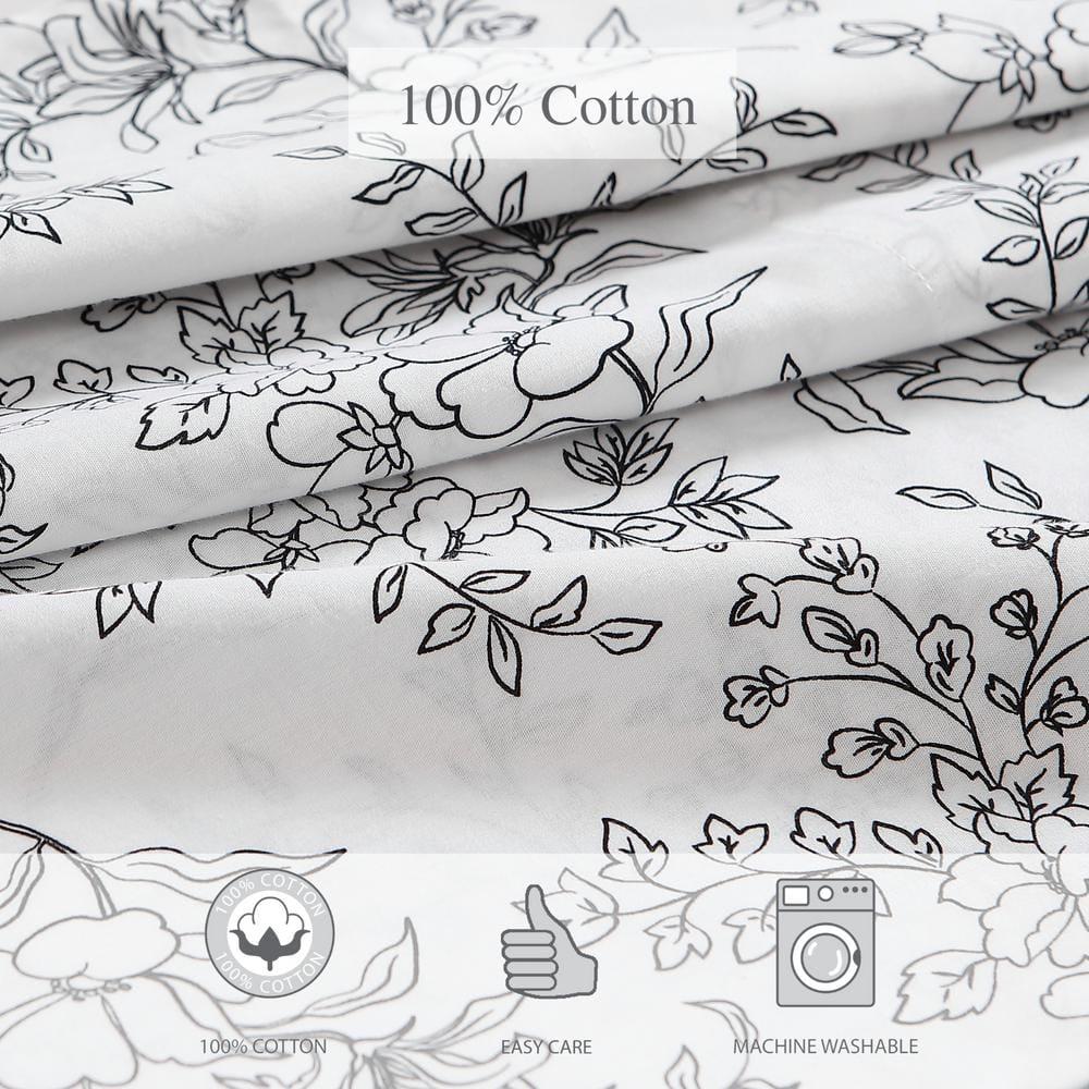 Stone Cottage Bedding Hawley 200 Thread Count Floral 100% Cotton Percale Sheet Set