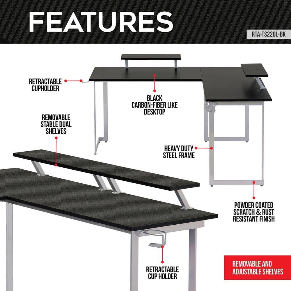 L-Shaped Metal Base Accent