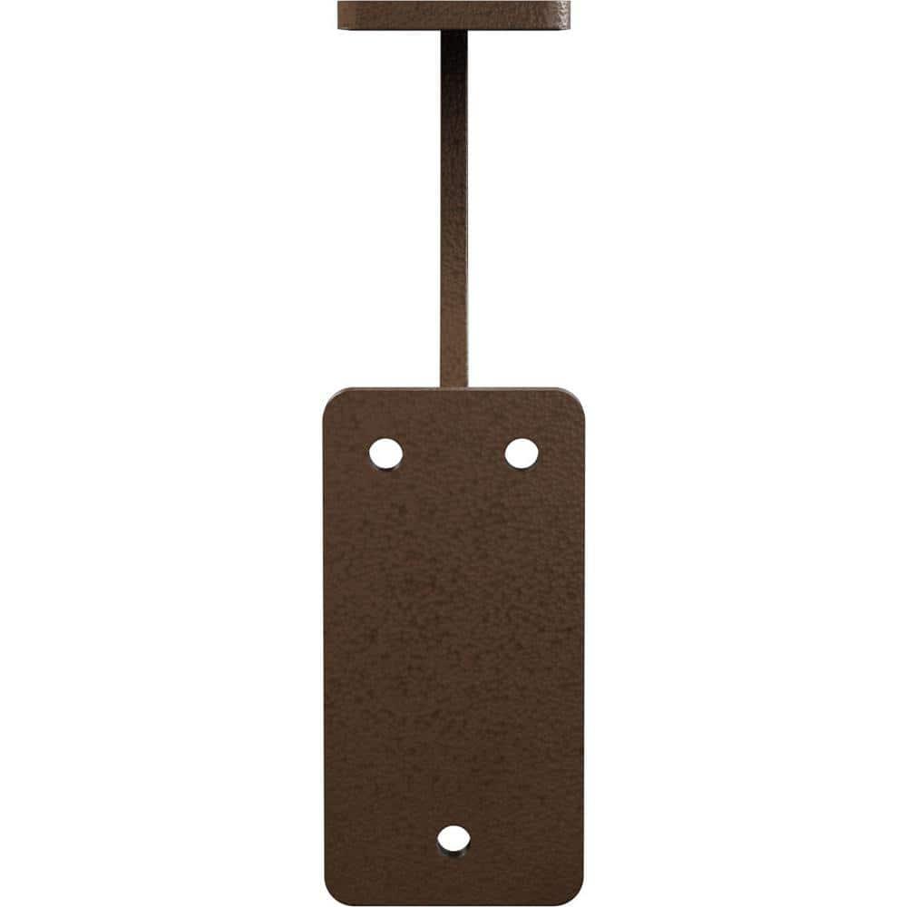 Ekena Millwork 2"W x 7"D x 7"H Bradford Steel Bracket, Hammered Brown
