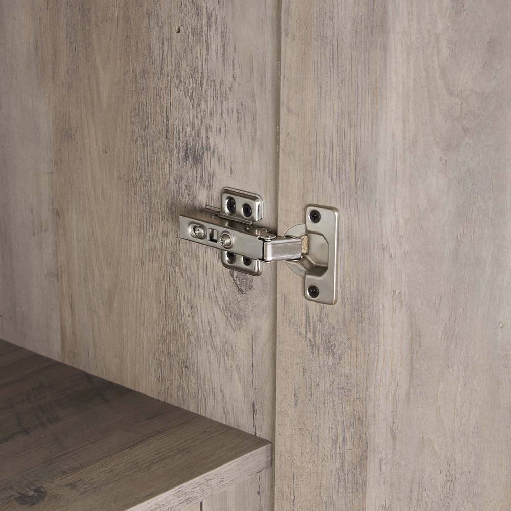 Manhattan Comfort Lee Freestanding Wardrobe Closet 3.0 with 1 Hanging Rod, 3 Shoe Shelves, and 1 Basic Shelf