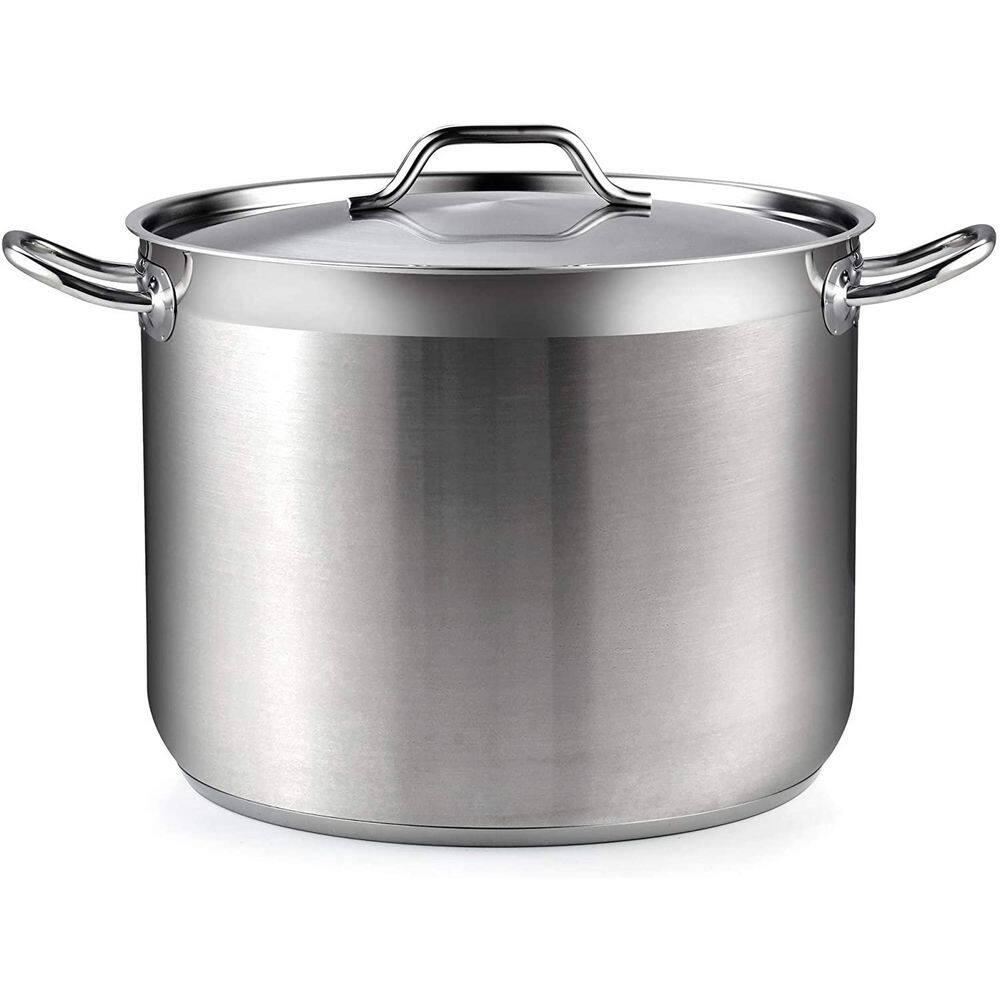 Cooks Standard Cooks Standard Professional Stainless Steel Stock Pot with Lid, Silver
