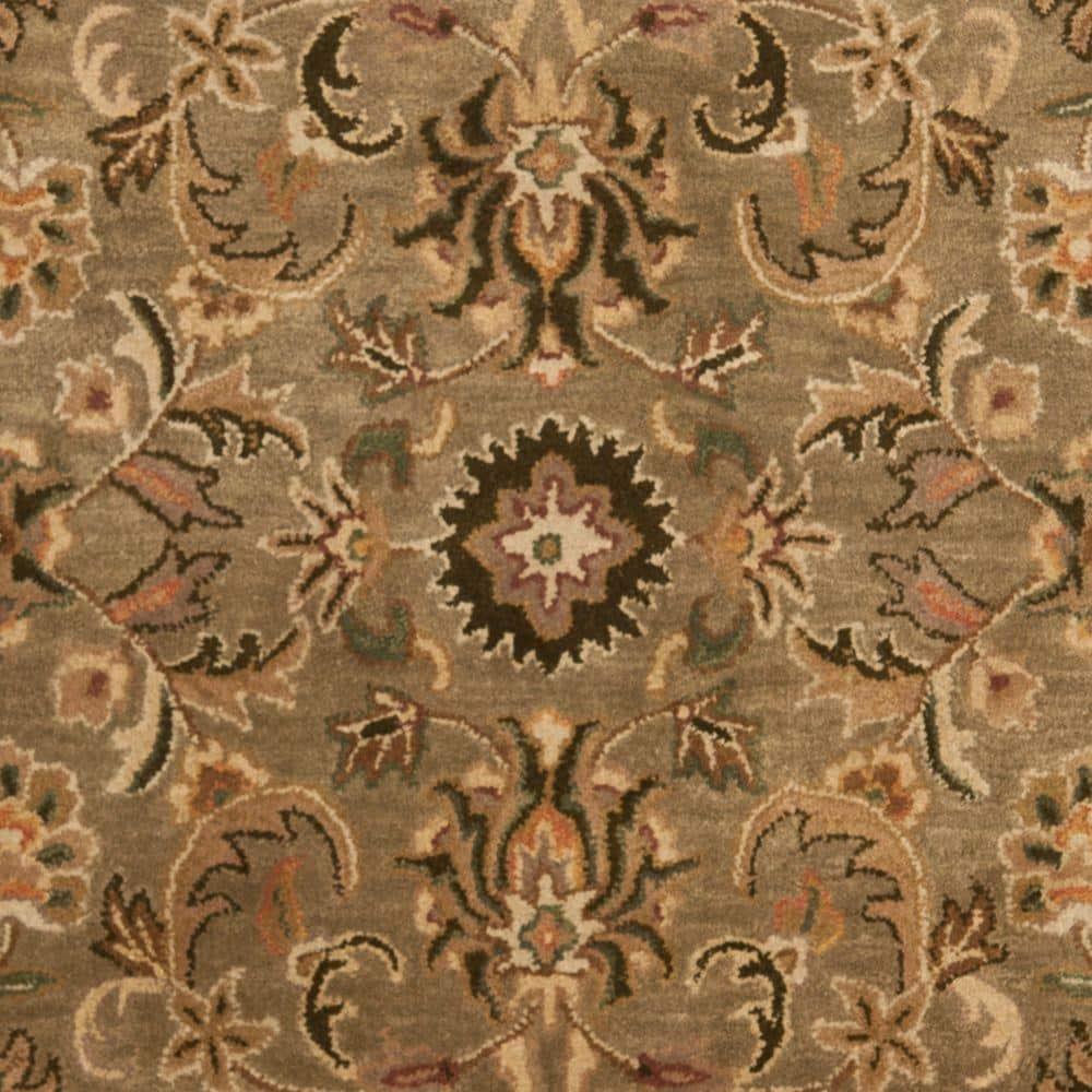 SAFAVIEH Antiquity Carmella Oriental Wool Area Rug, Olive/Gold, 12' x 15'
