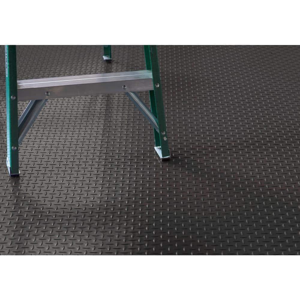 G-Floor 5' x 10' Diamond Tread Garage Flooring Cover - Slate Grey