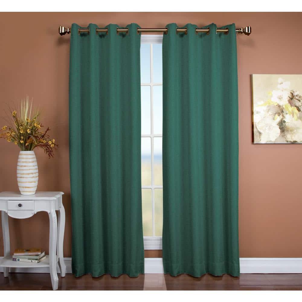 Tacoma Double Black Out Grommet Panel 50x96 Woodland Green