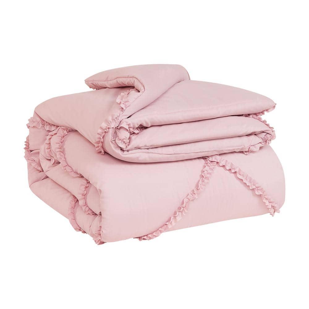 Juicy Couture Juicy Couture Diamond Ruffle Reversible Comforter & Shams Bedding Sets
