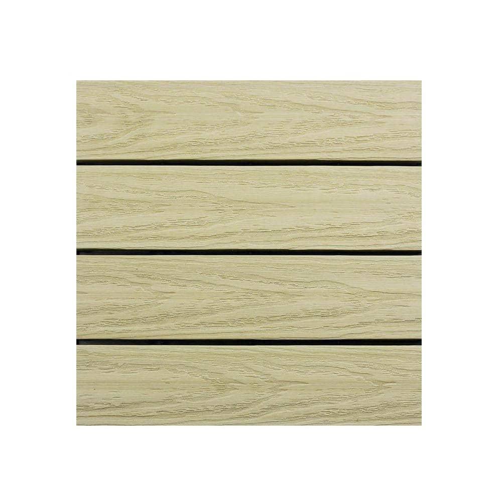 UltraShield Naturale Composite 12" x 12" Interlocking Deck Tile