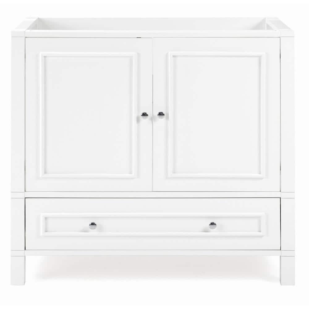 Williamsburg 36"W Transitional Style Vanity Cabinet With Soft Close Doors And Drawers