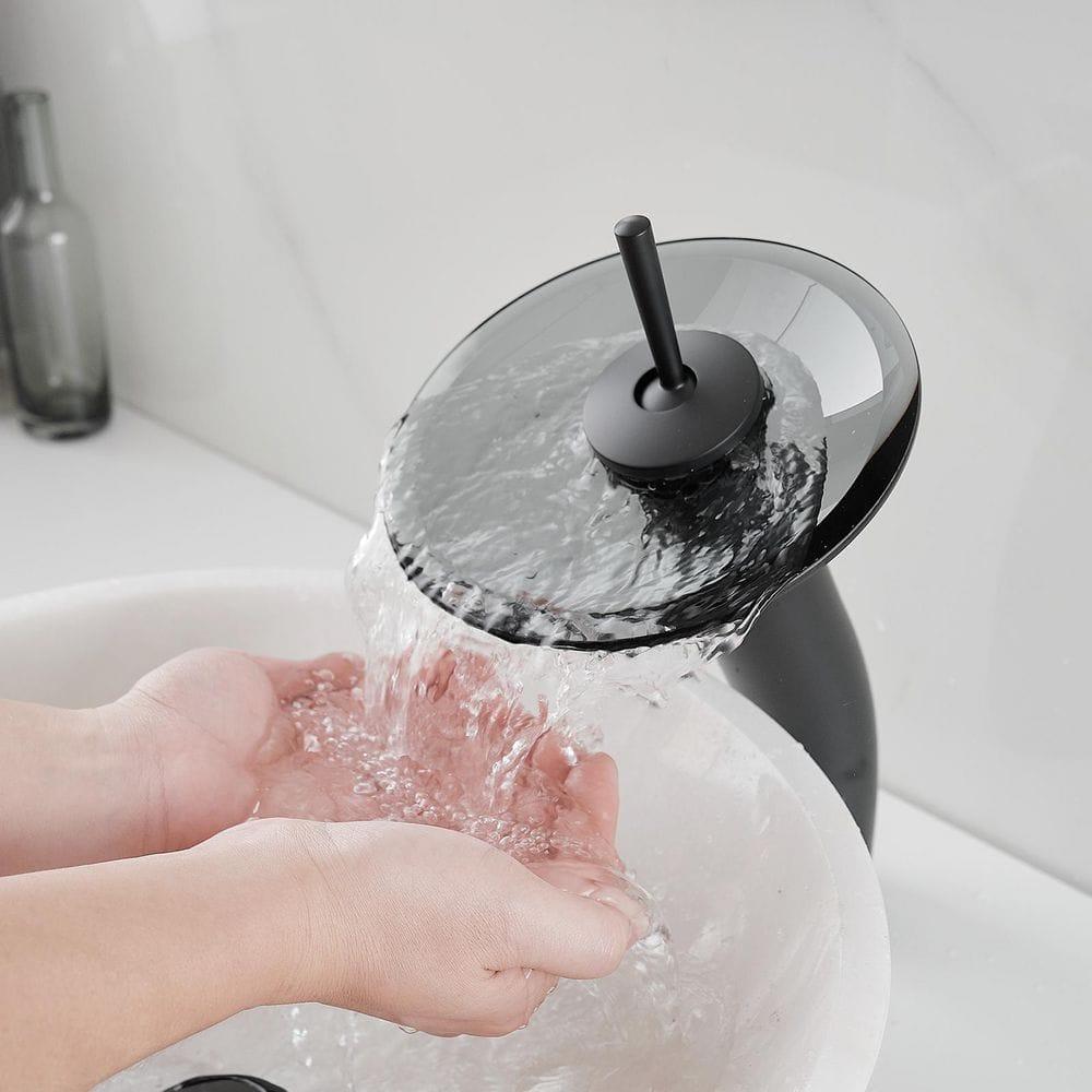 Waterfall Vessel Bathroom Faucet