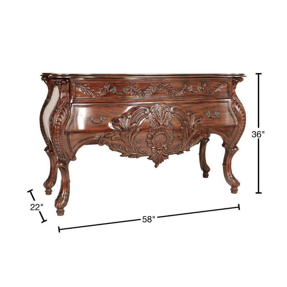 Design Toscano Le Piccard Bombe 58'' Console Table