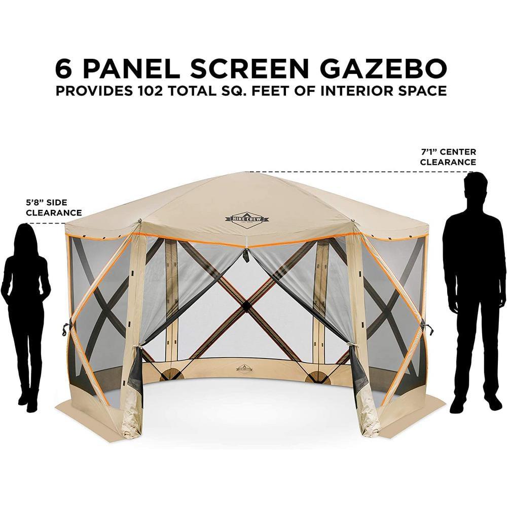 Hike Crew 12 Ft. W x 12 Ft. D Fiberglass Pop-Up