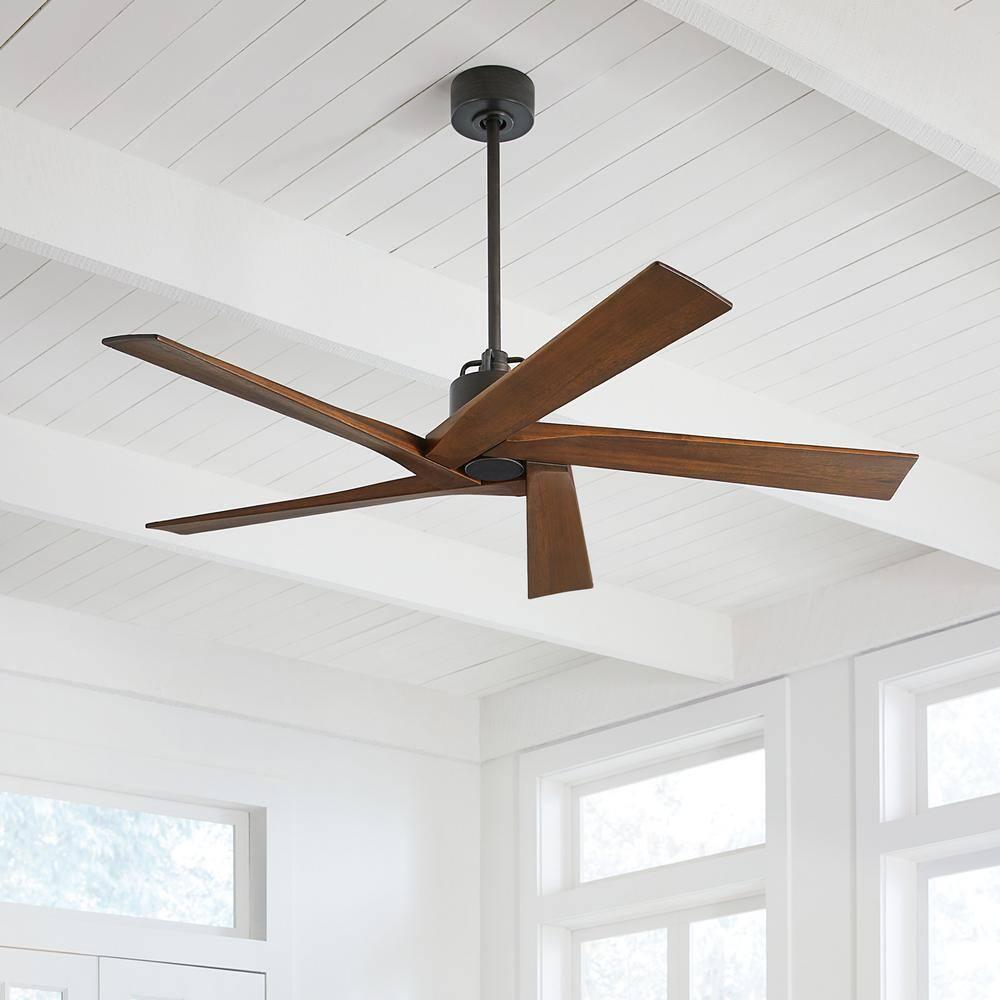 Monte Carlo 5Aspr56 Aspen 56" 5 Blade Indoor Ceiling Fan - Grey