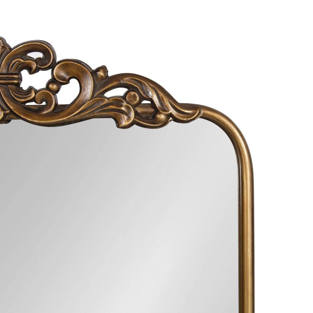 Kate and Laurel Laubry Ornate Framed Wall Mirror, 20x30, Gold