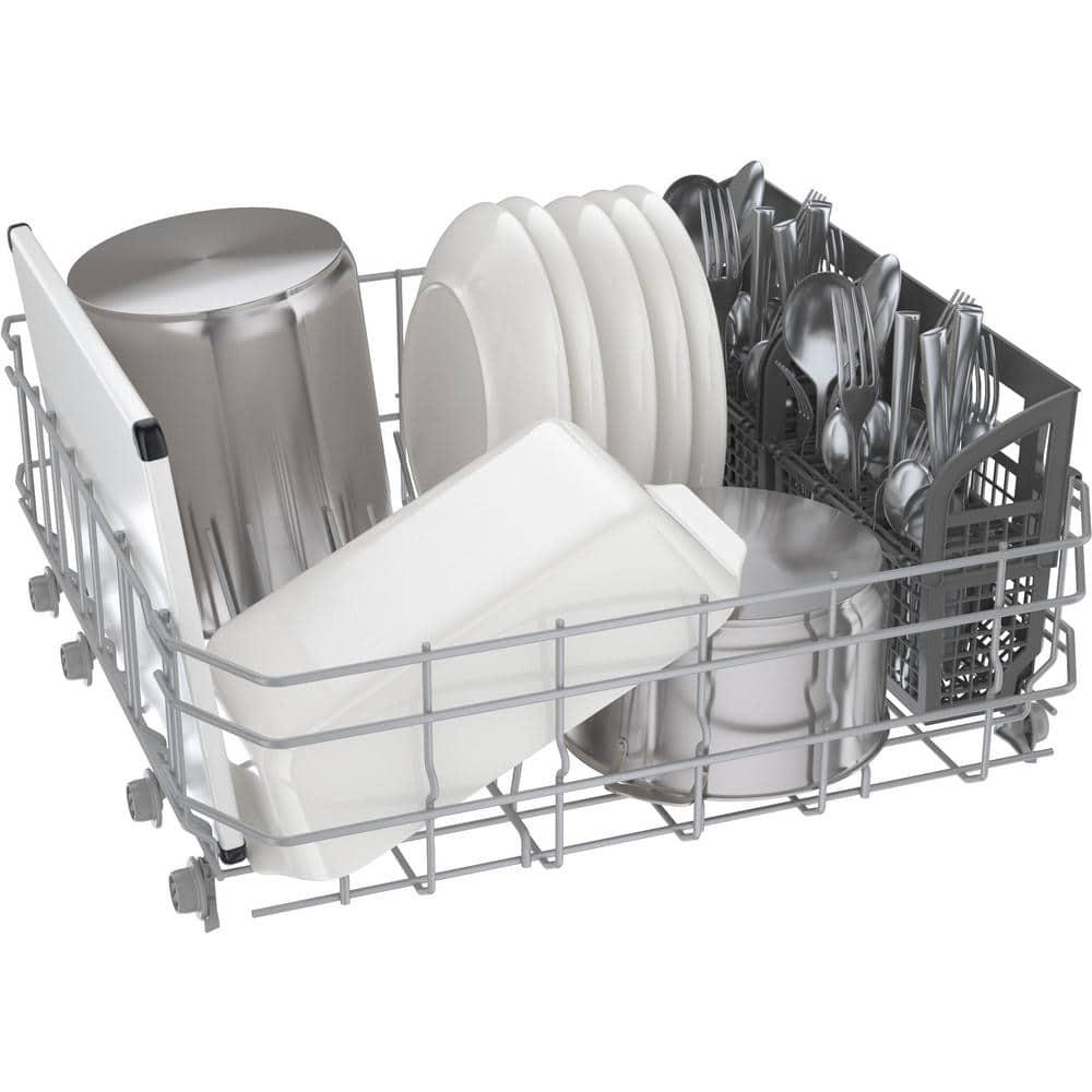Bosch 800 Series 24" Front Control Built-In Dishwasher with Hybrid Tub SHE3AEM2N
