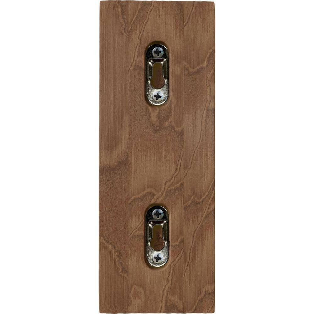 Ekena Millwork 3-in x 5.5-in x 8-in Unfinished Mahogany Wood Paintable/Stainable Corbel