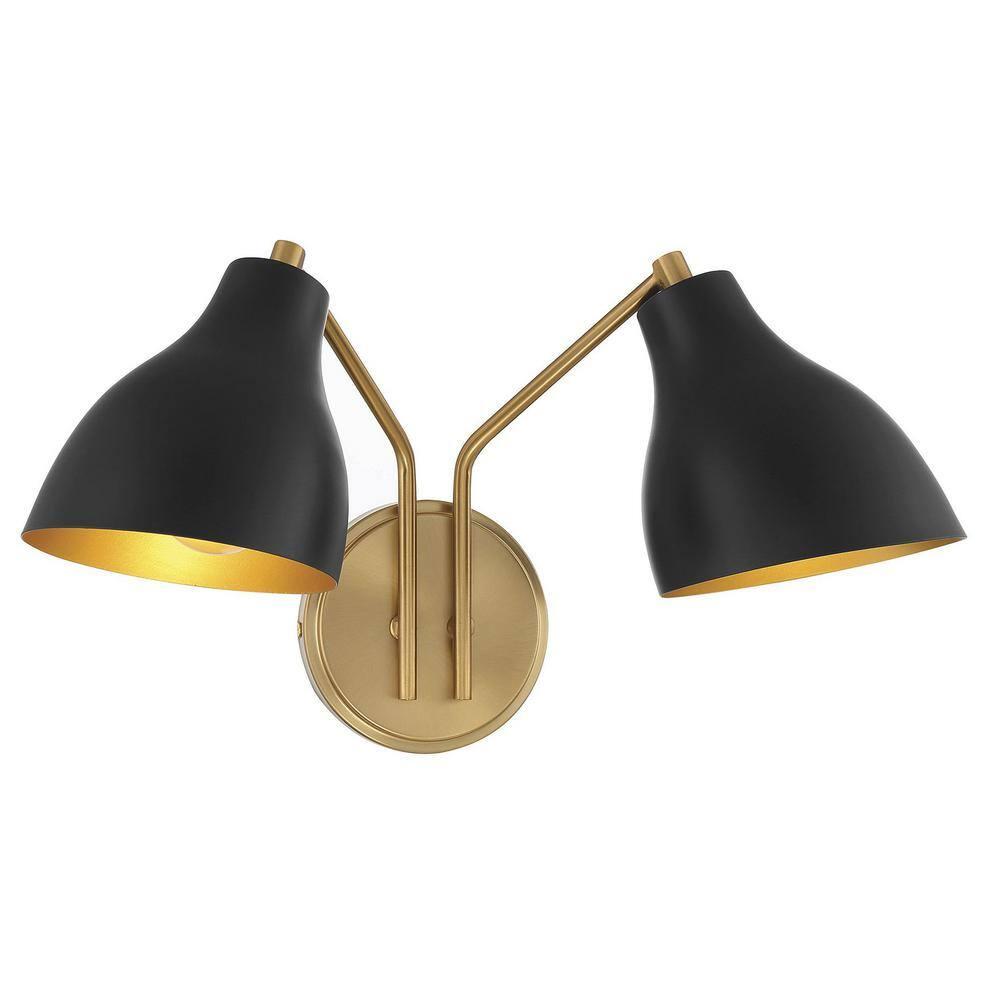 Elyse 2 Light Dimmable Armed Sconce