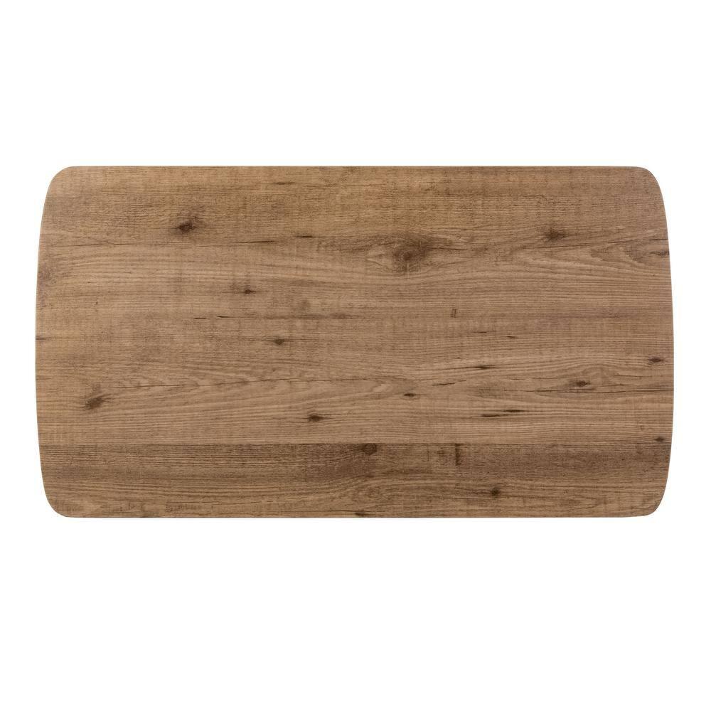 Rylee Rectangle Coffee Table - Taupe Brown/Black - Safavieh