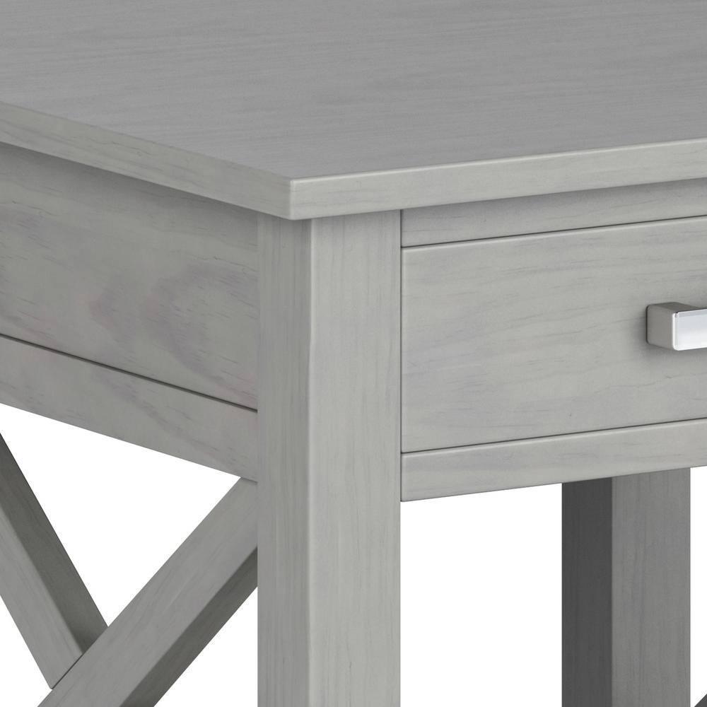 Simpli Home Kitchener 21"W Solid Mango Wood Square End Table with Storage Drawer