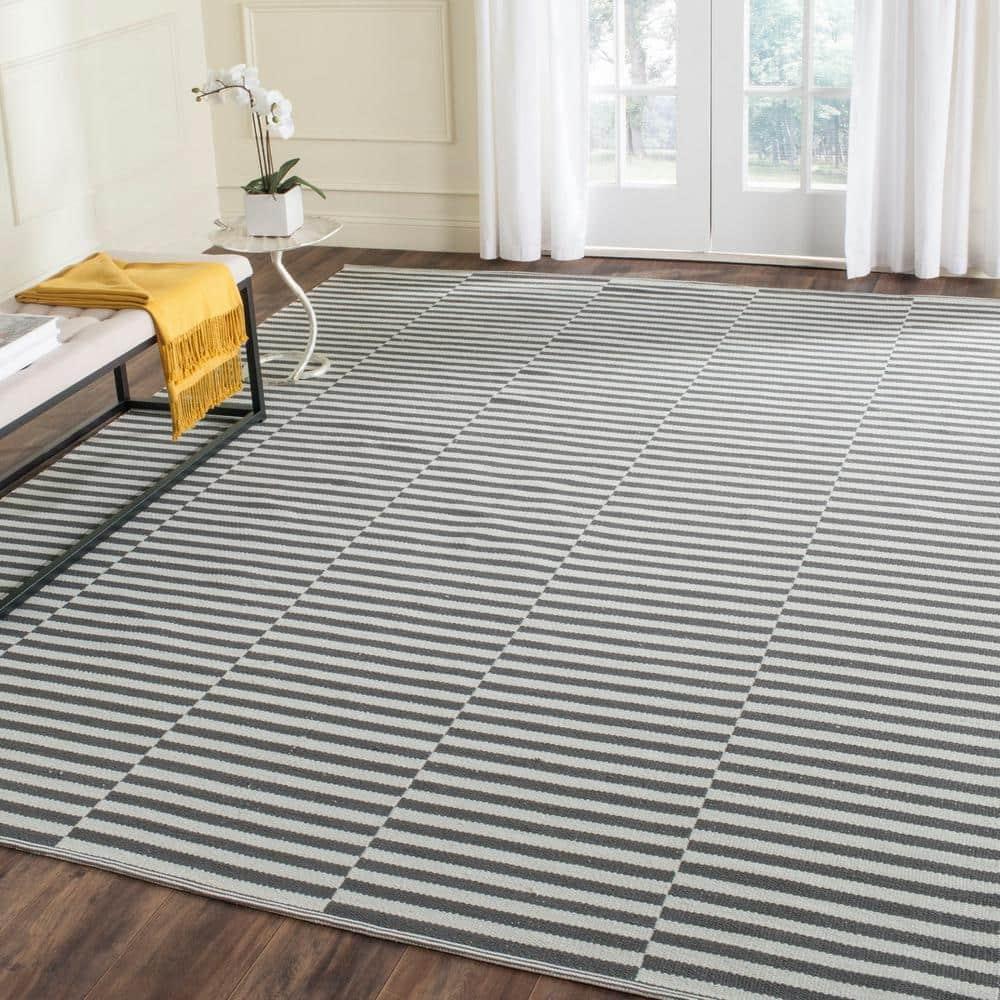 Montauk MTK715 Hand Woven Indoor Area Rug - Ivory/Grey - 8'x10' - Safavieh